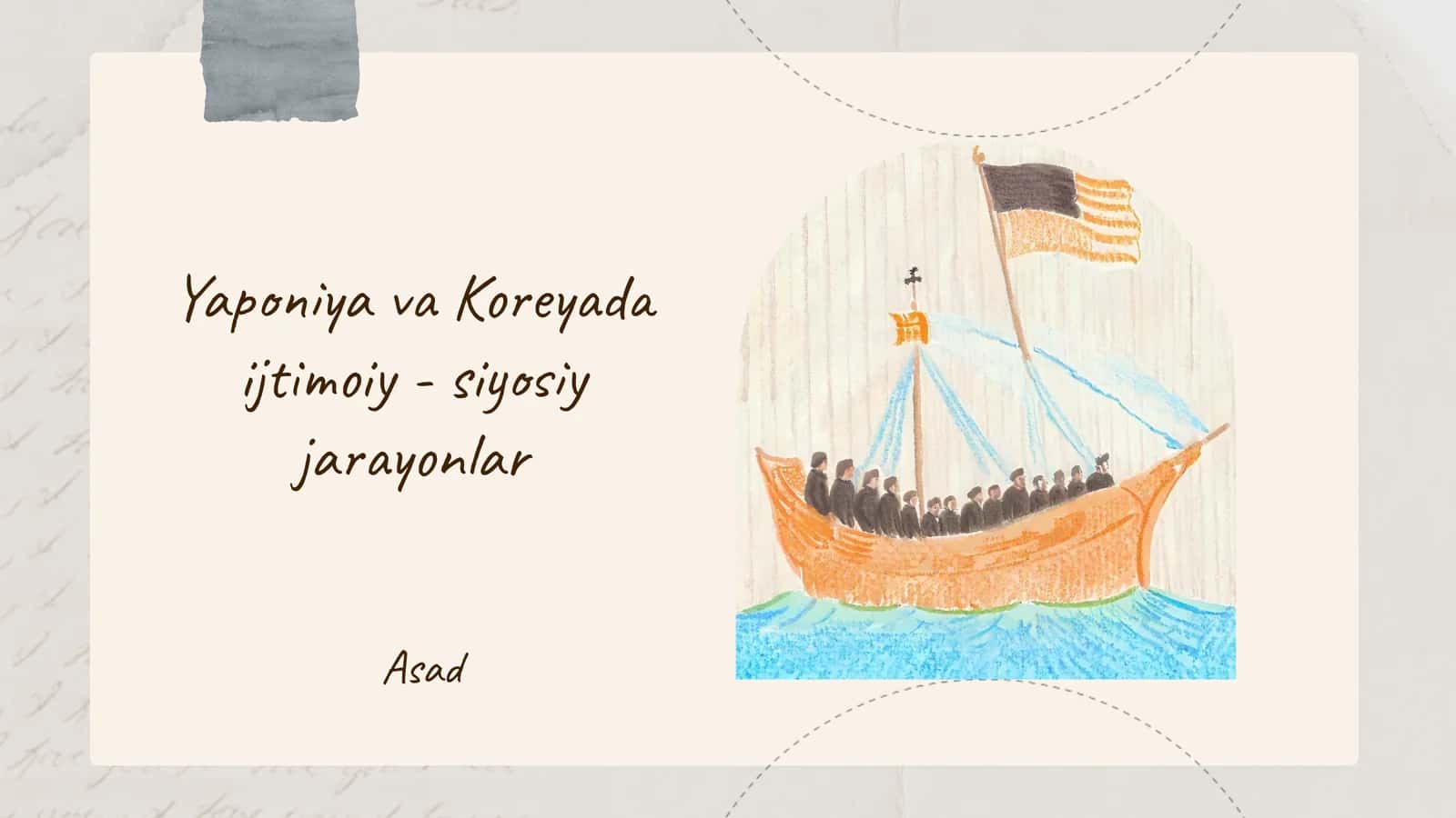 [Yaponiya va Koreyada ijtimoiy - siyosiy jarayonlar]