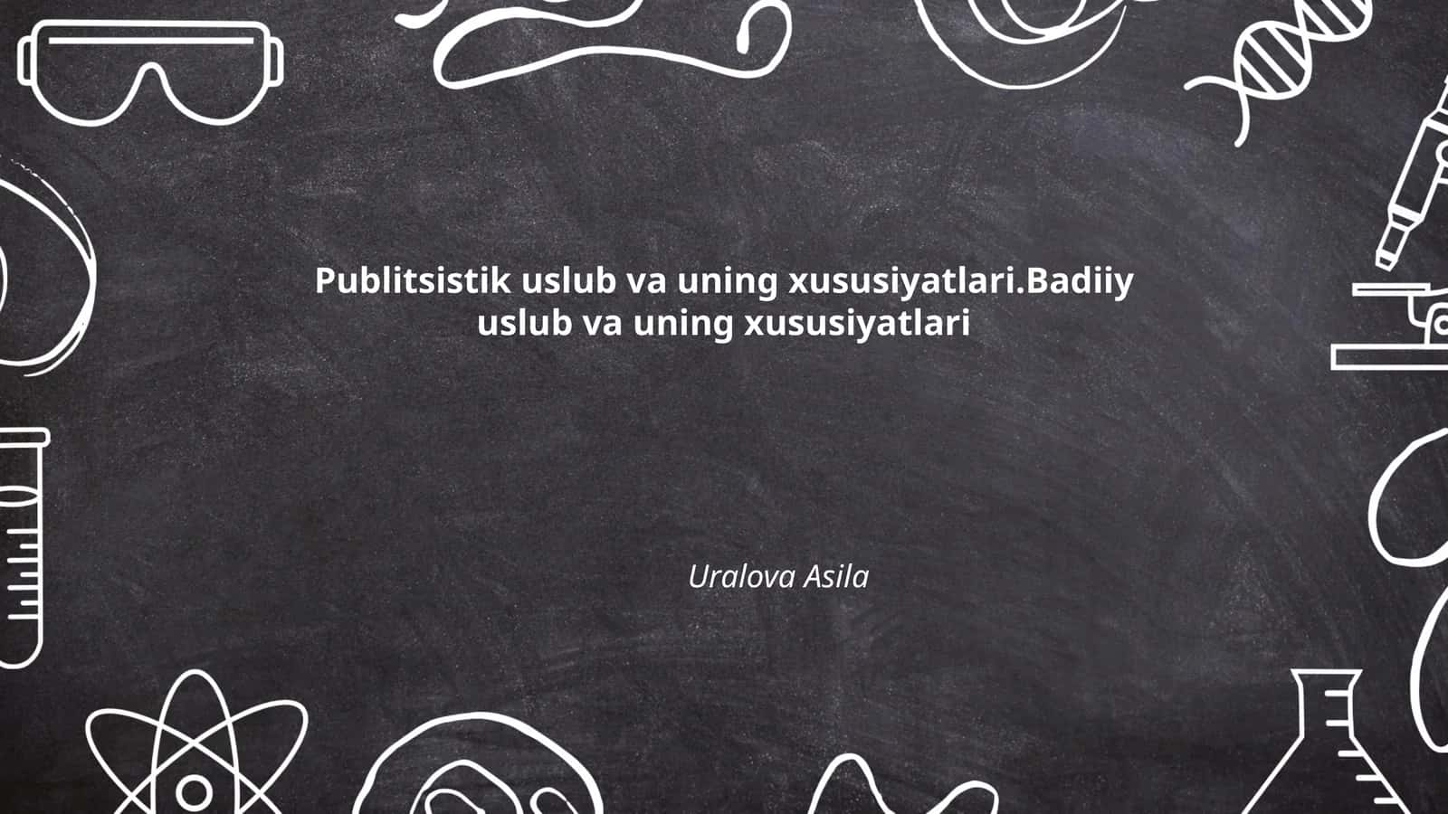 Publitsistik uslub va uning xususiyatlari