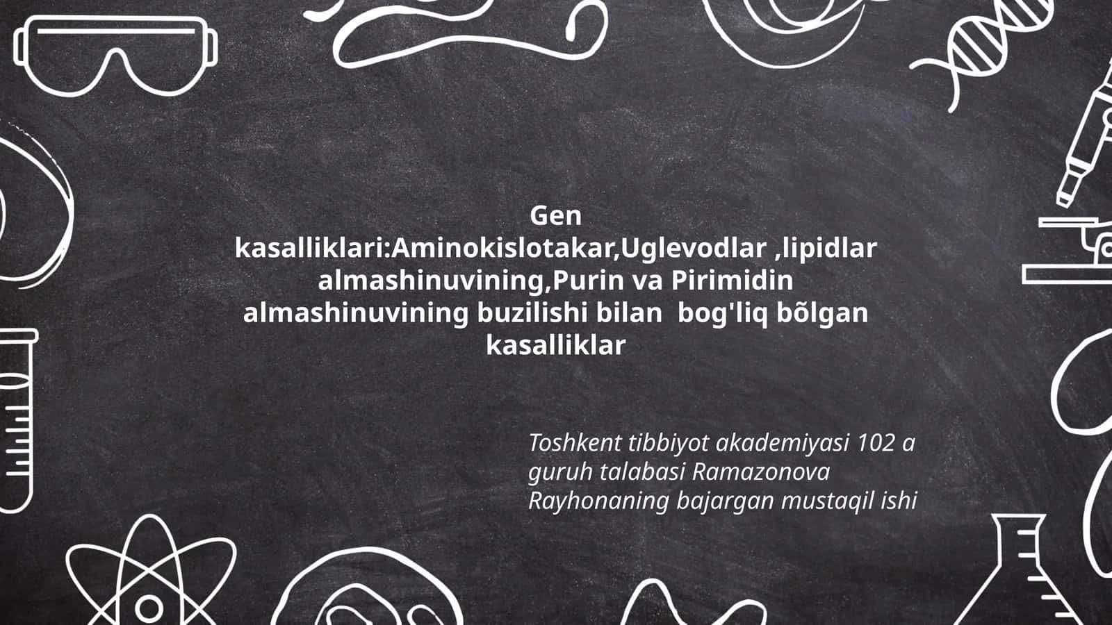 Gen kasalliklari