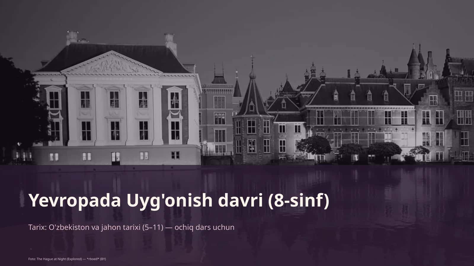 Yevropada Uyg'onish davri (8-sinf)
