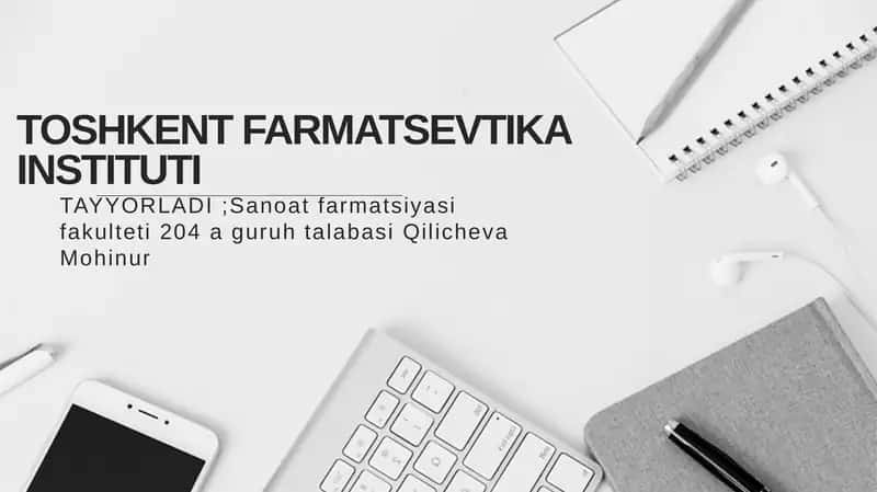 Farmatsevtik ishlab chiqarishni texnik tayyorlash