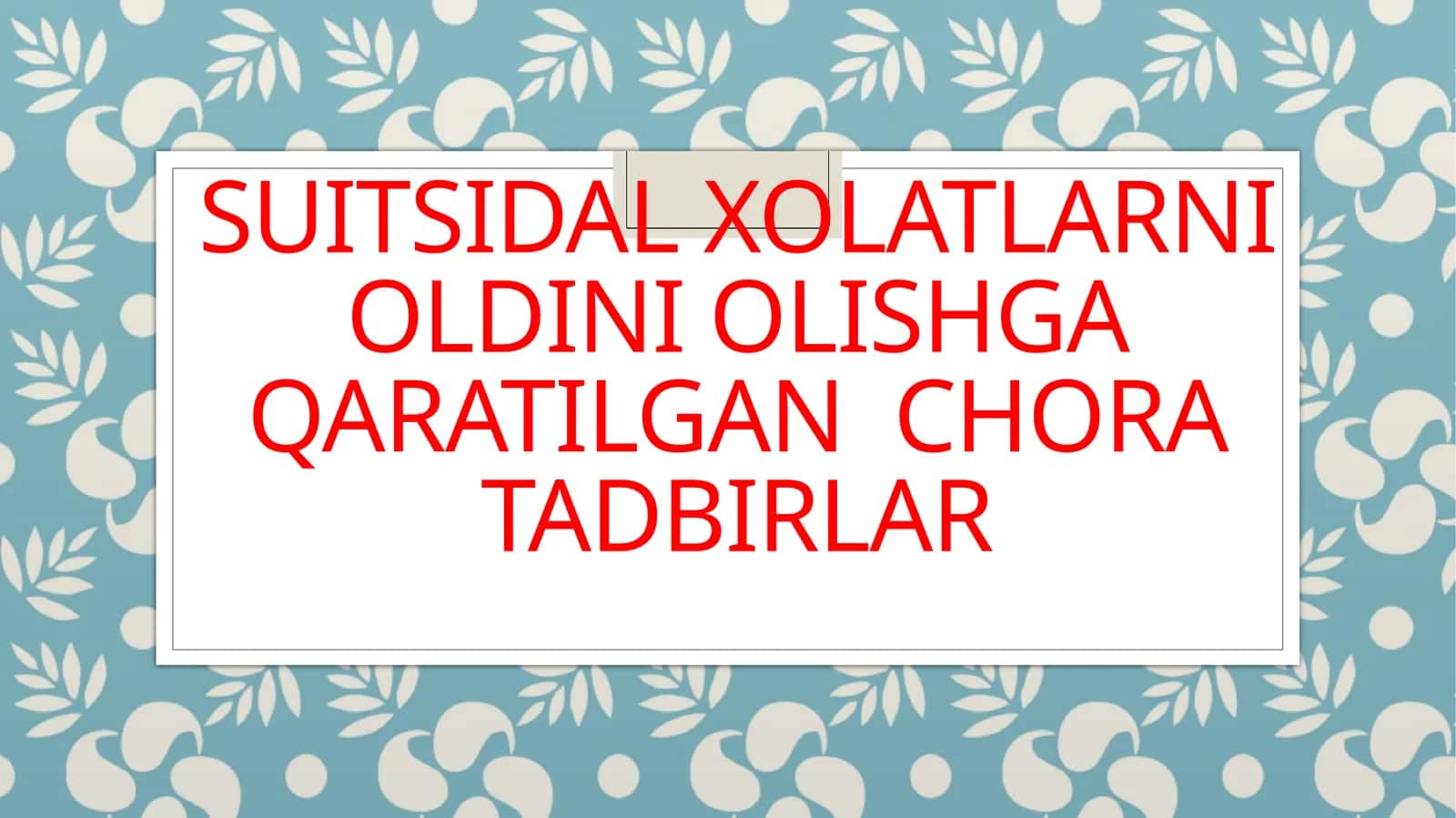 Suitsidalxolatlar