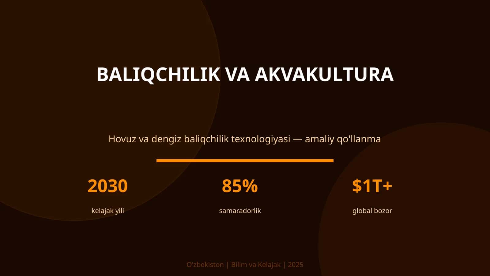Baliqchilik va Akvakultura - Hovuz va Dengiz Baliqchilik Texnologiyasi