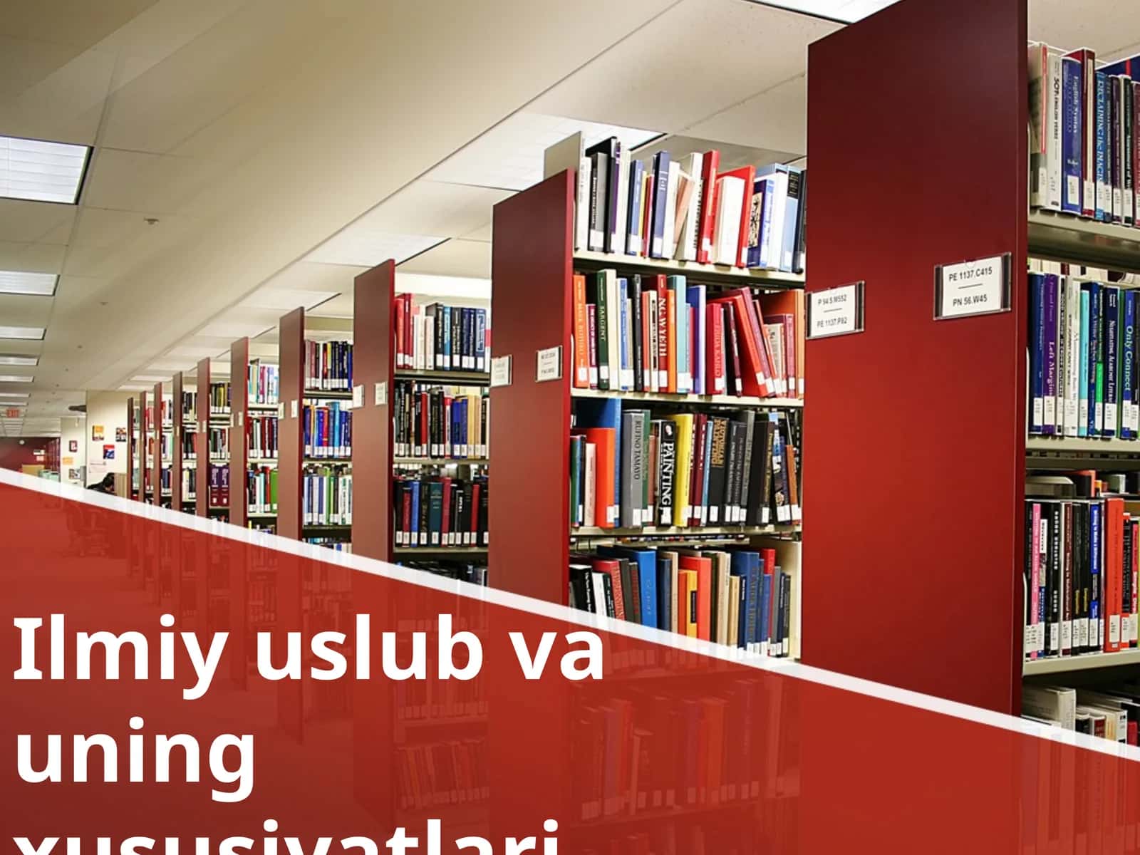 Ilmiy uslub va uning xususiyatlari