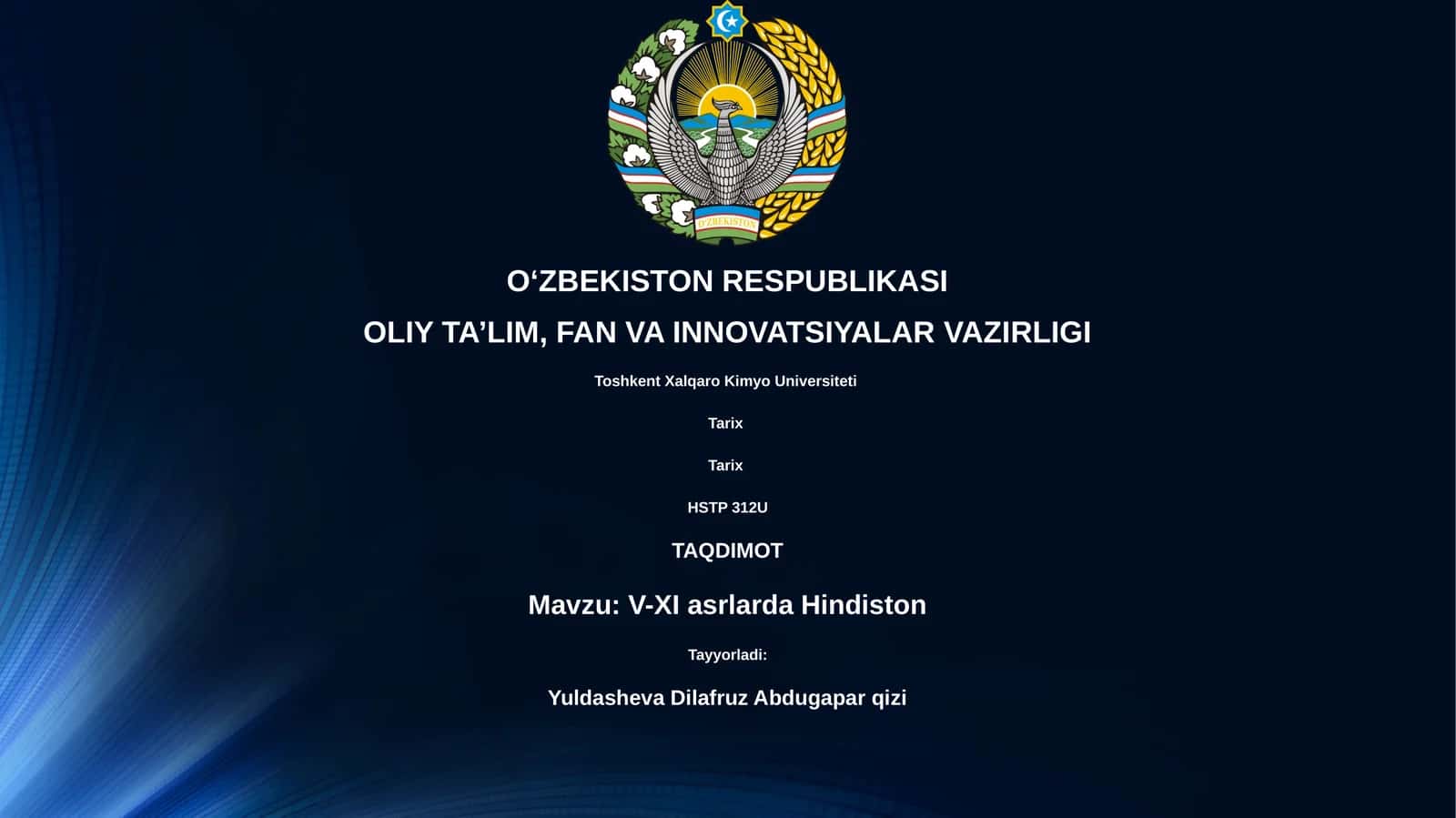 V-XI asrlarda Hindiston