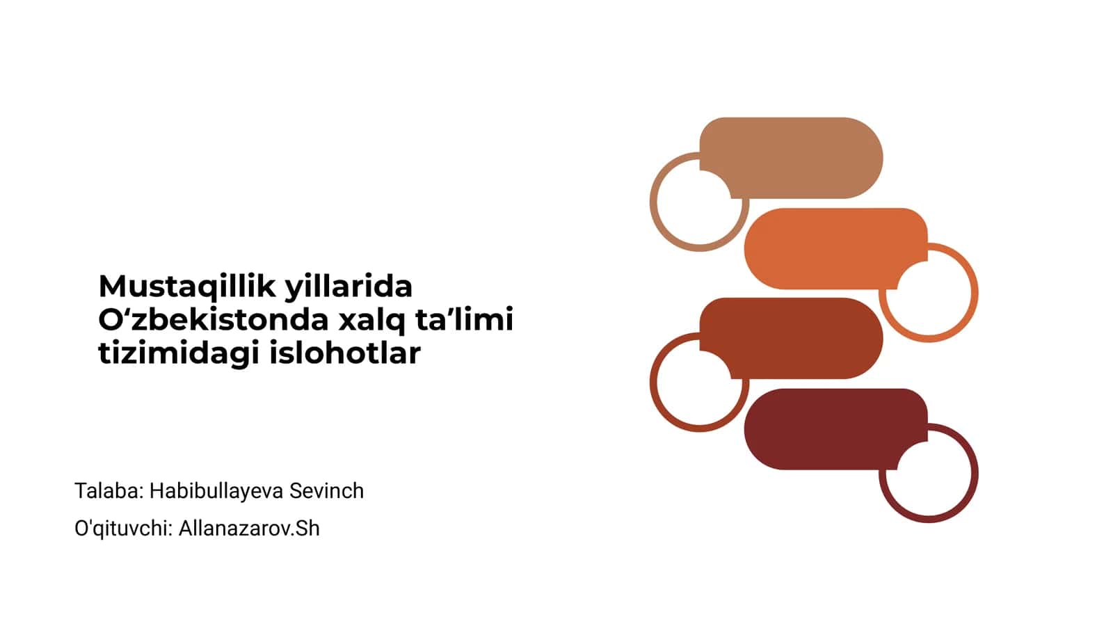 Mustaqillik yillarida Oʻzbekistonda xalq ta’limi tizimidagi islohotlar