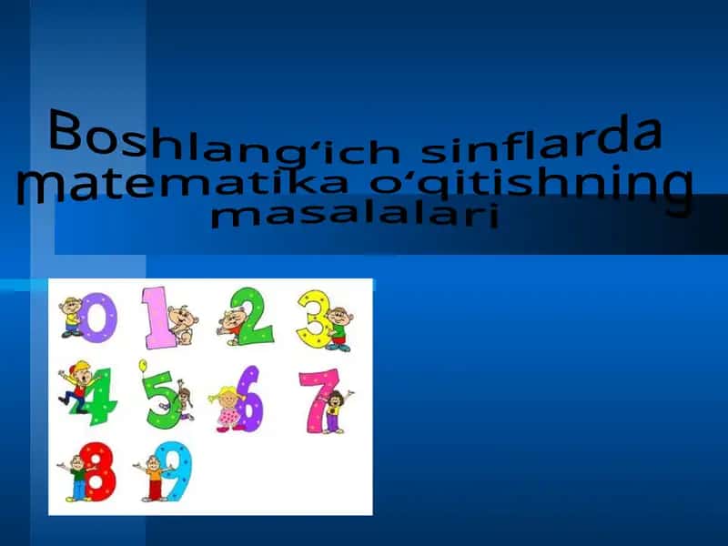 Boshlangʻich Matematika Kursi