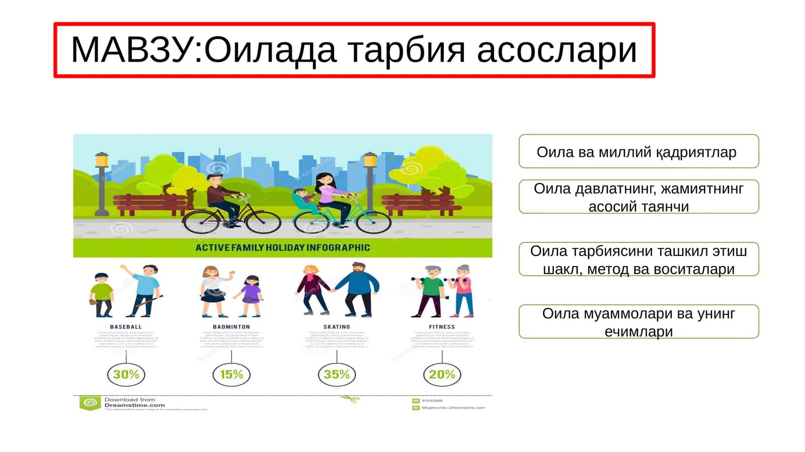 Оилада тарбия асослари