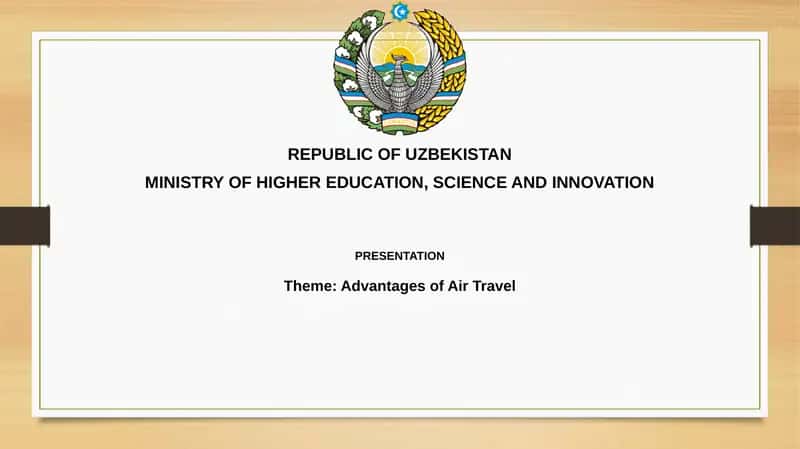 Advantages of Air Travel