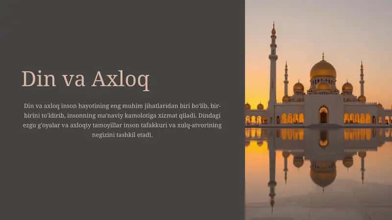 Din va axloq