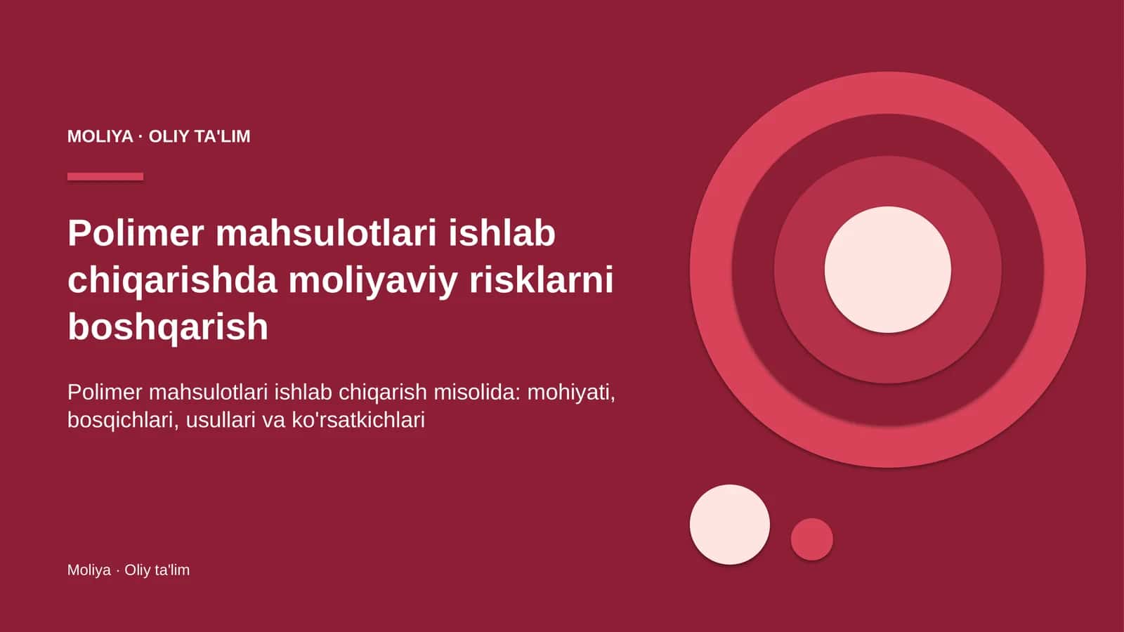 polimer mahsulotlari ishlab chiqarishda moliyaviy risklarni boshqarish 5475