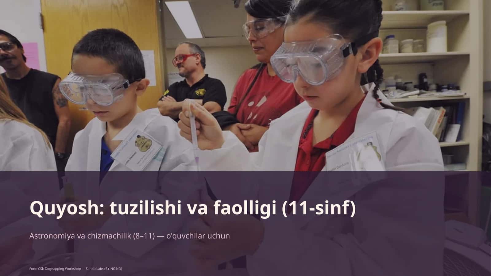 Quyosh: tuzilishi va faolligi (11-sinf)