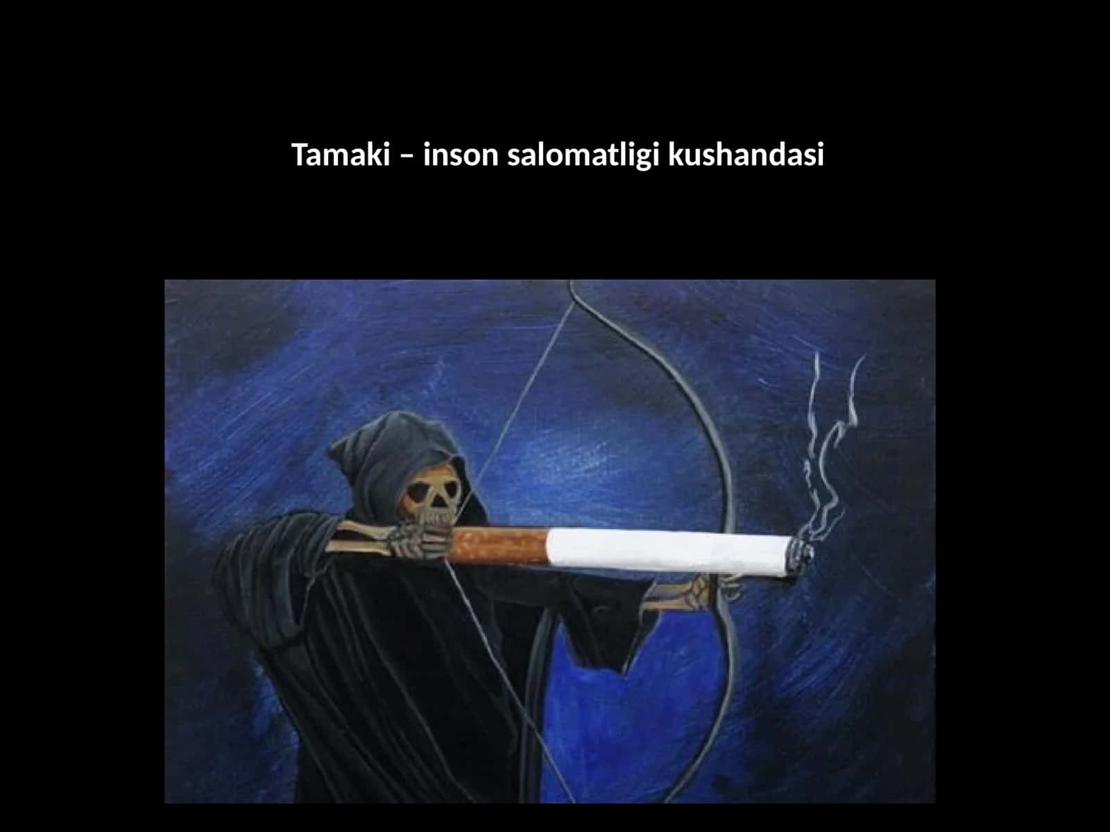 Tamaki - inson salomatligi kushandasi