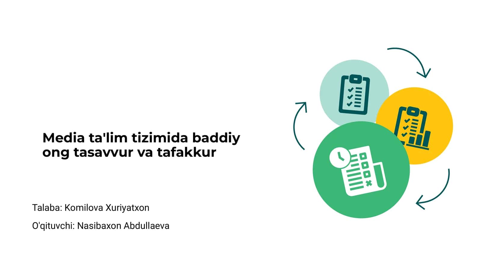 Baddiy Ong Ta'lim Tizimida