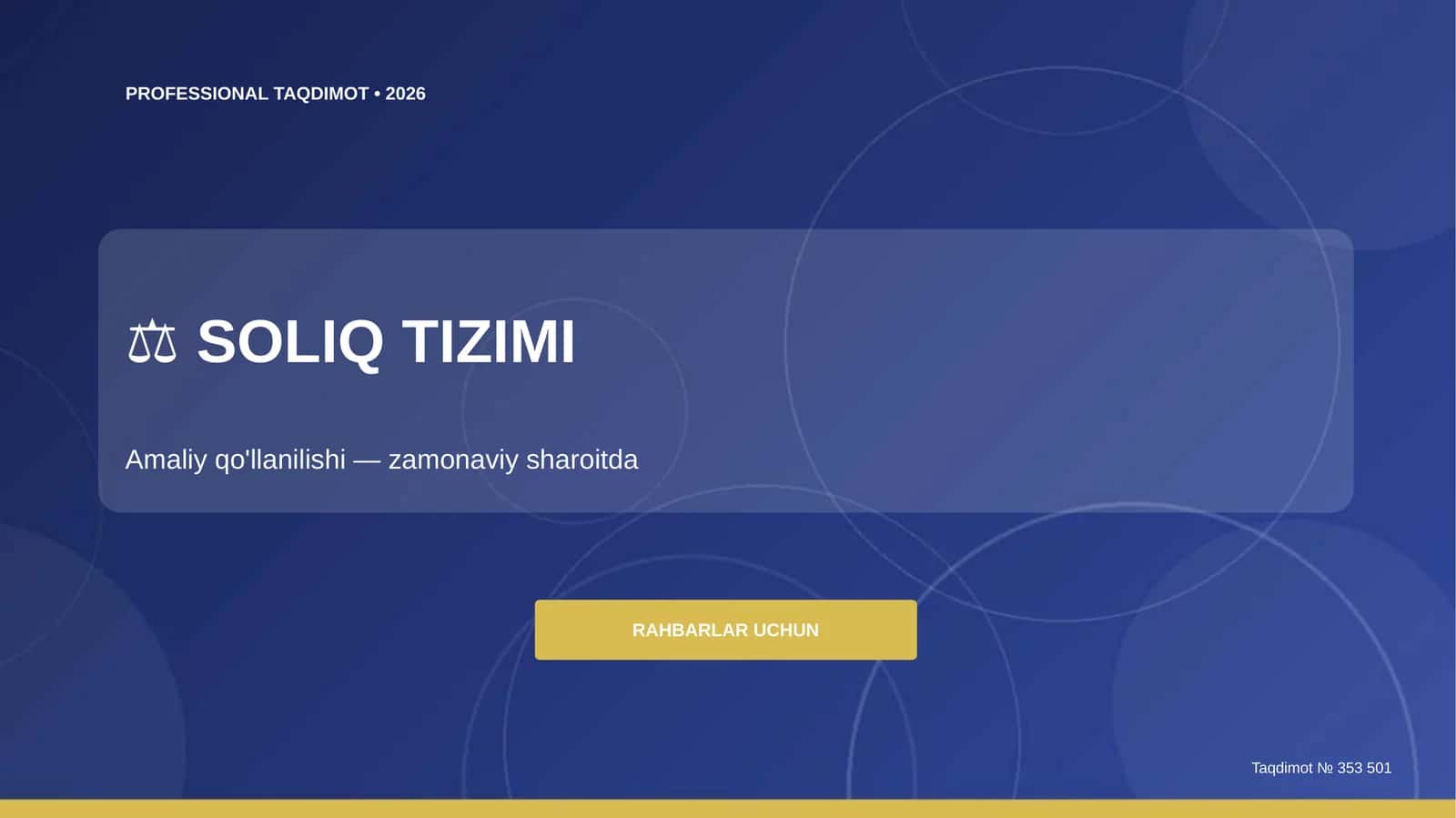 SOLIQ TIZIMI