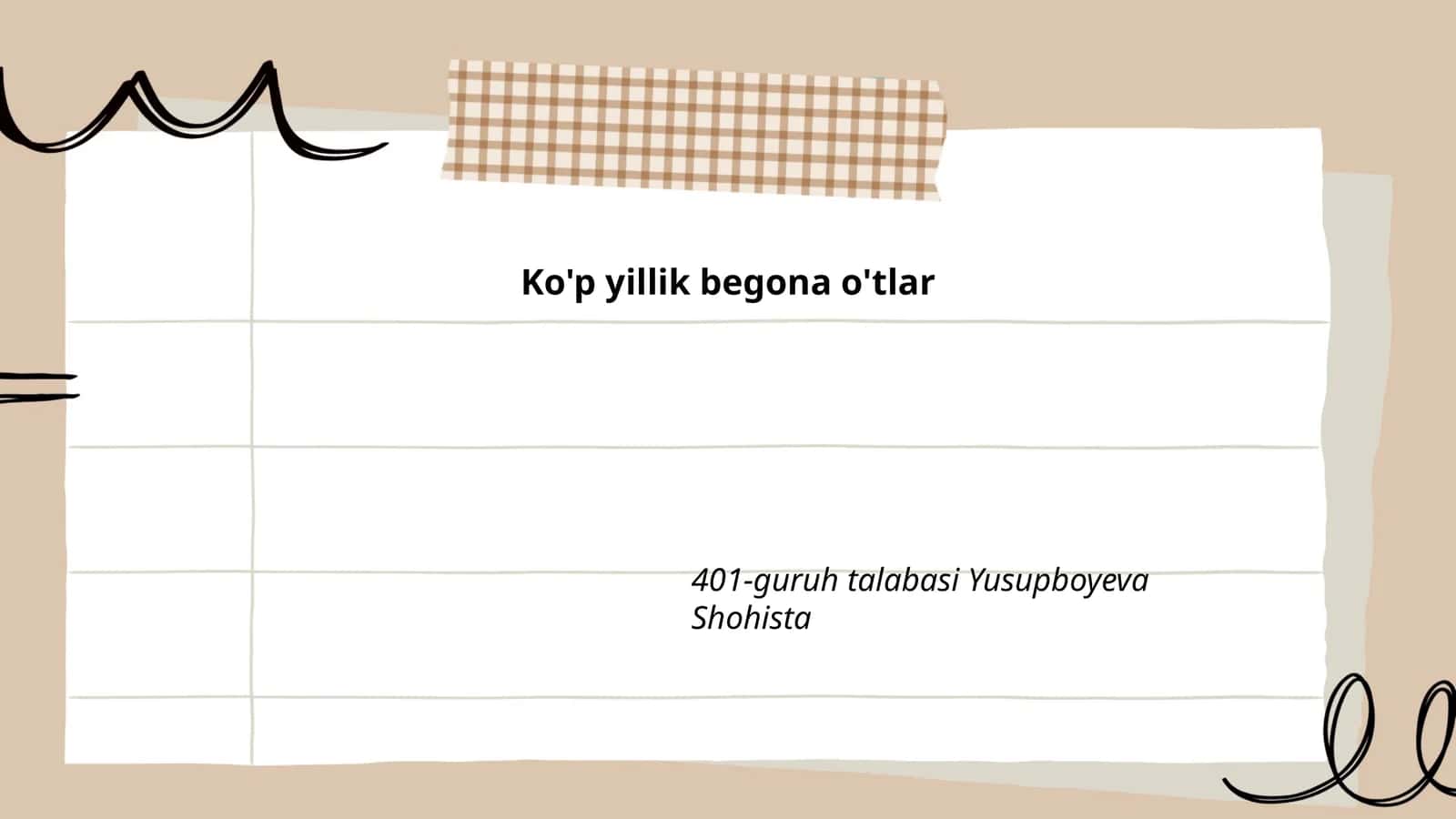 Ko'p yillik begona o'tlar