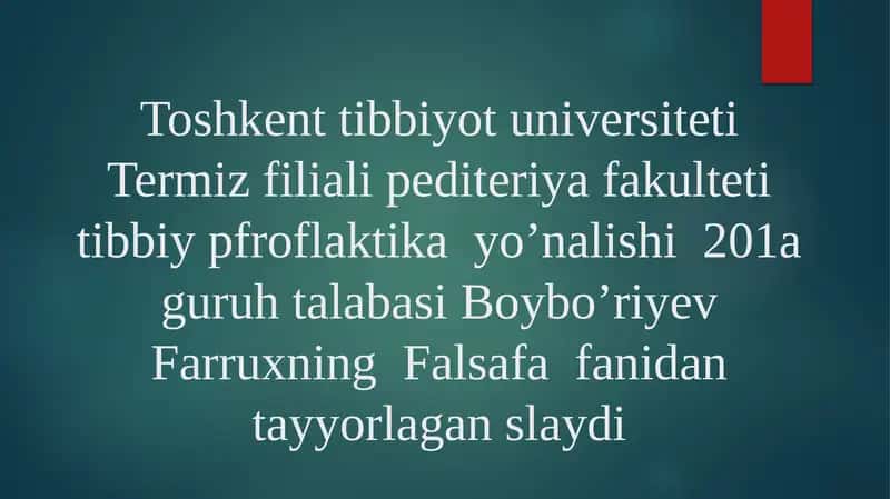 FALSAFANING MOHIYATI, SHARQ VA G‘ARB MUTAFAKKIRLARI TA’RIFLARINING TASNIFI
