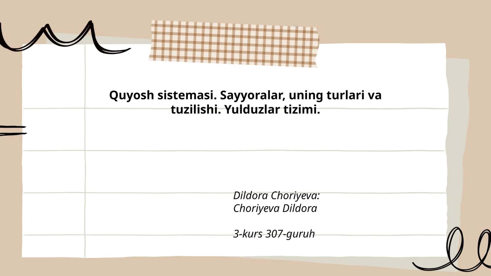 Quyosh sistemasi, Sayyoralar, uning turlari va tuzilishi. Yulduzlar tizimi