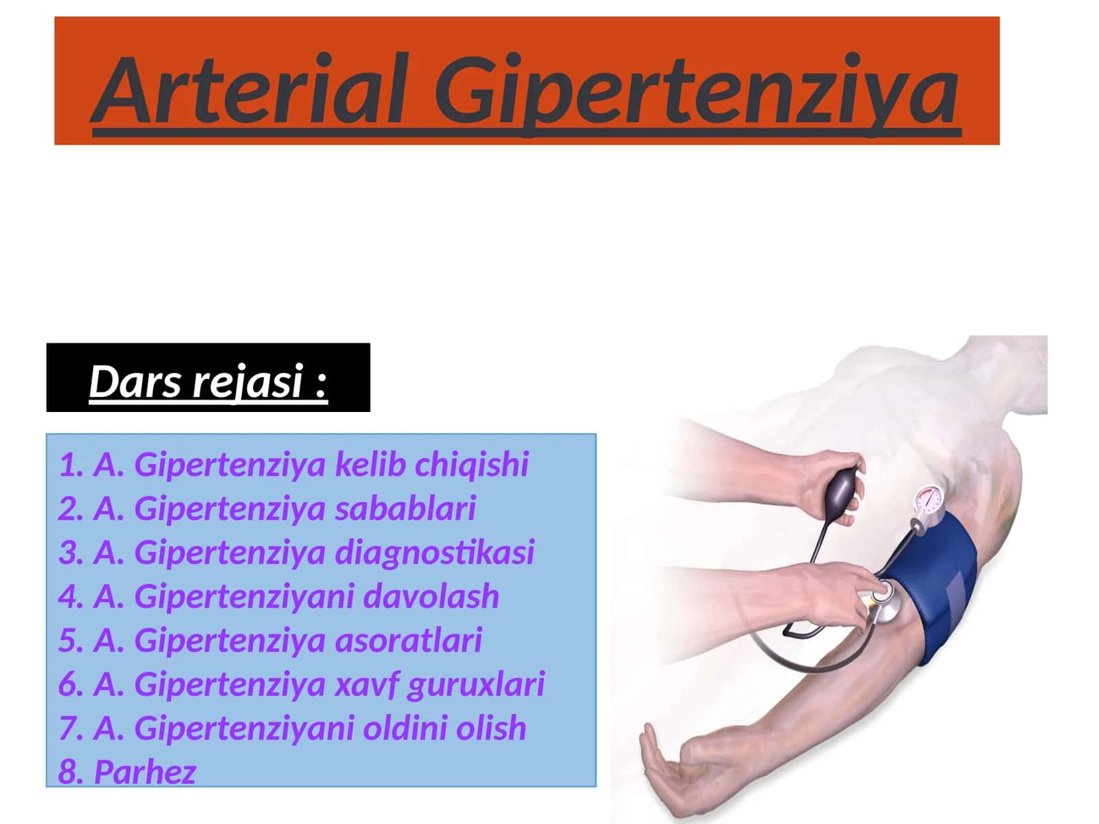 Arterial gipertenziyaArterial gipertenziya