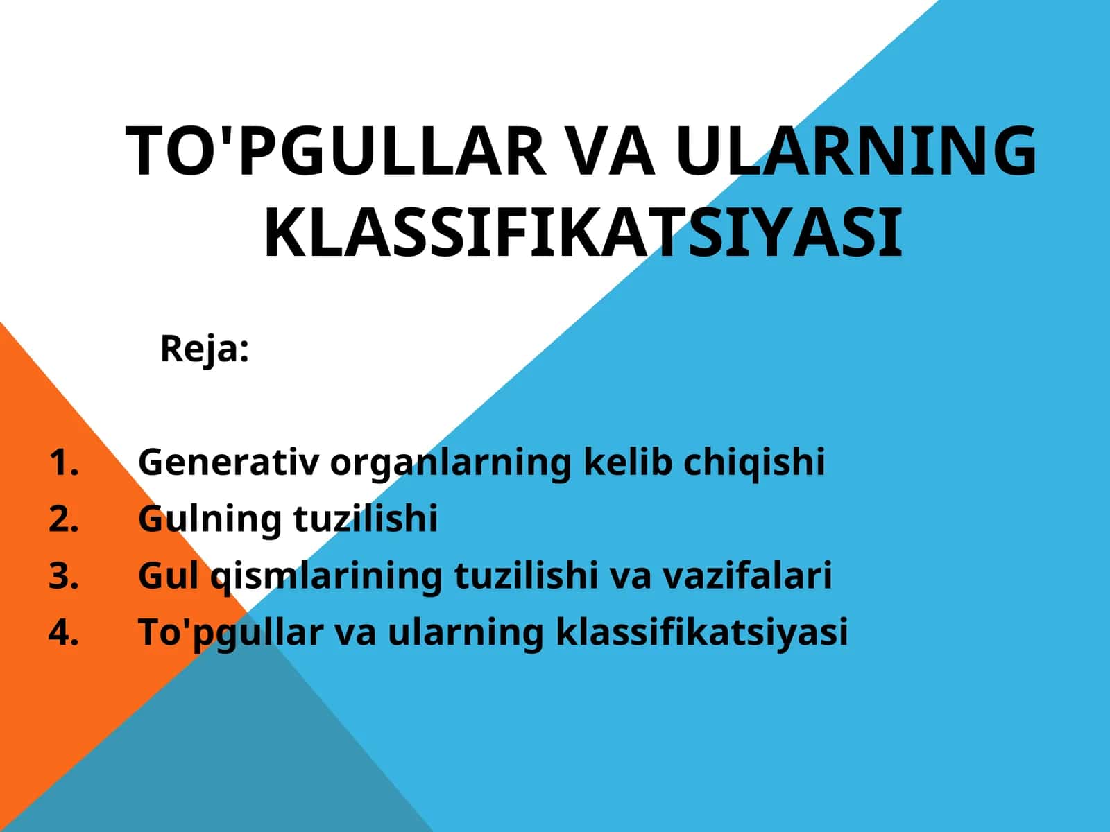 To'pgullar va ularning klassifikatsiyasi