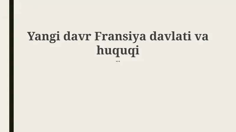 Tarixiy kontekst va konstitutsiyaviy o'zgarishlar
