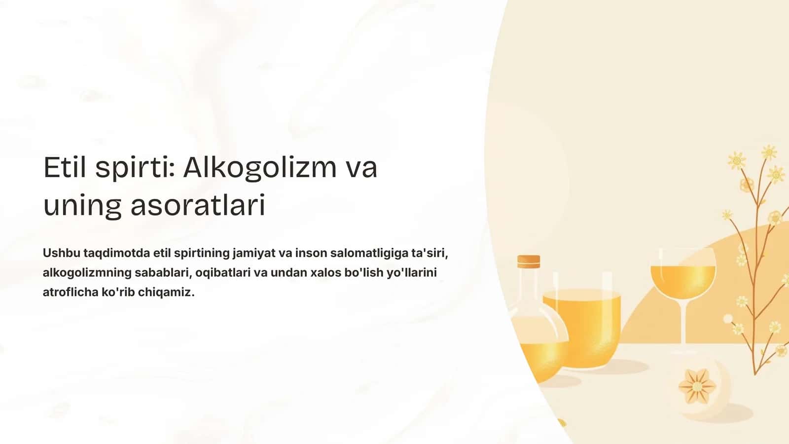Etil spirti: Alkogolizm va uning asoratlari