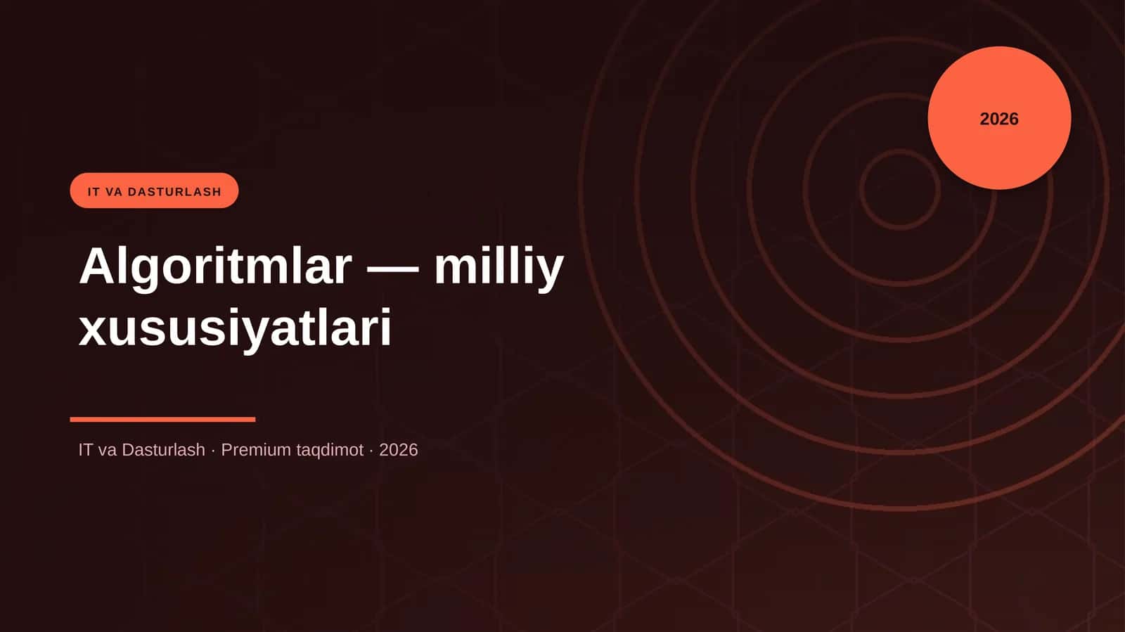 Algoritmlar — milliy xususiyatlari