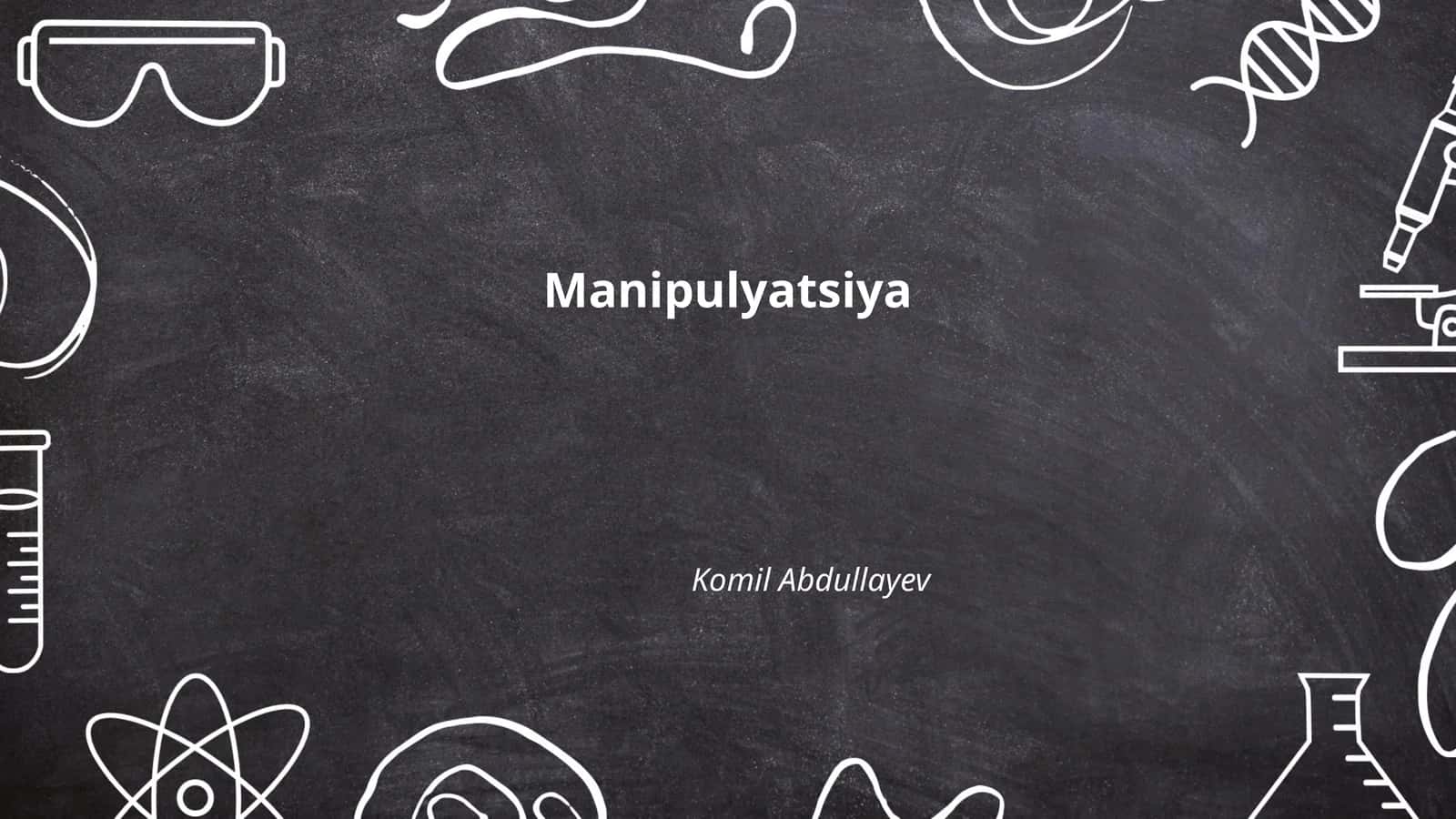 Manipulyatsiya