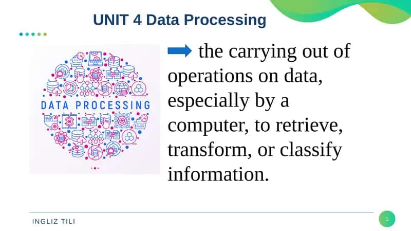 Data Processing