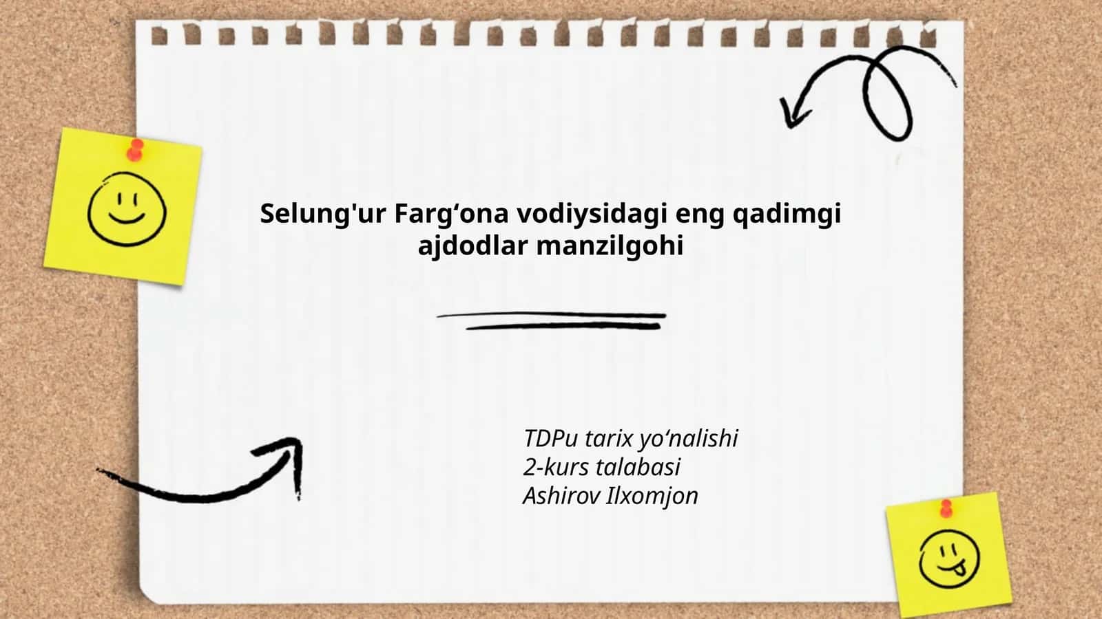 Selung'ur Fargʻona vodiysidagi eng qadimgi ajdodlar manzilgohi