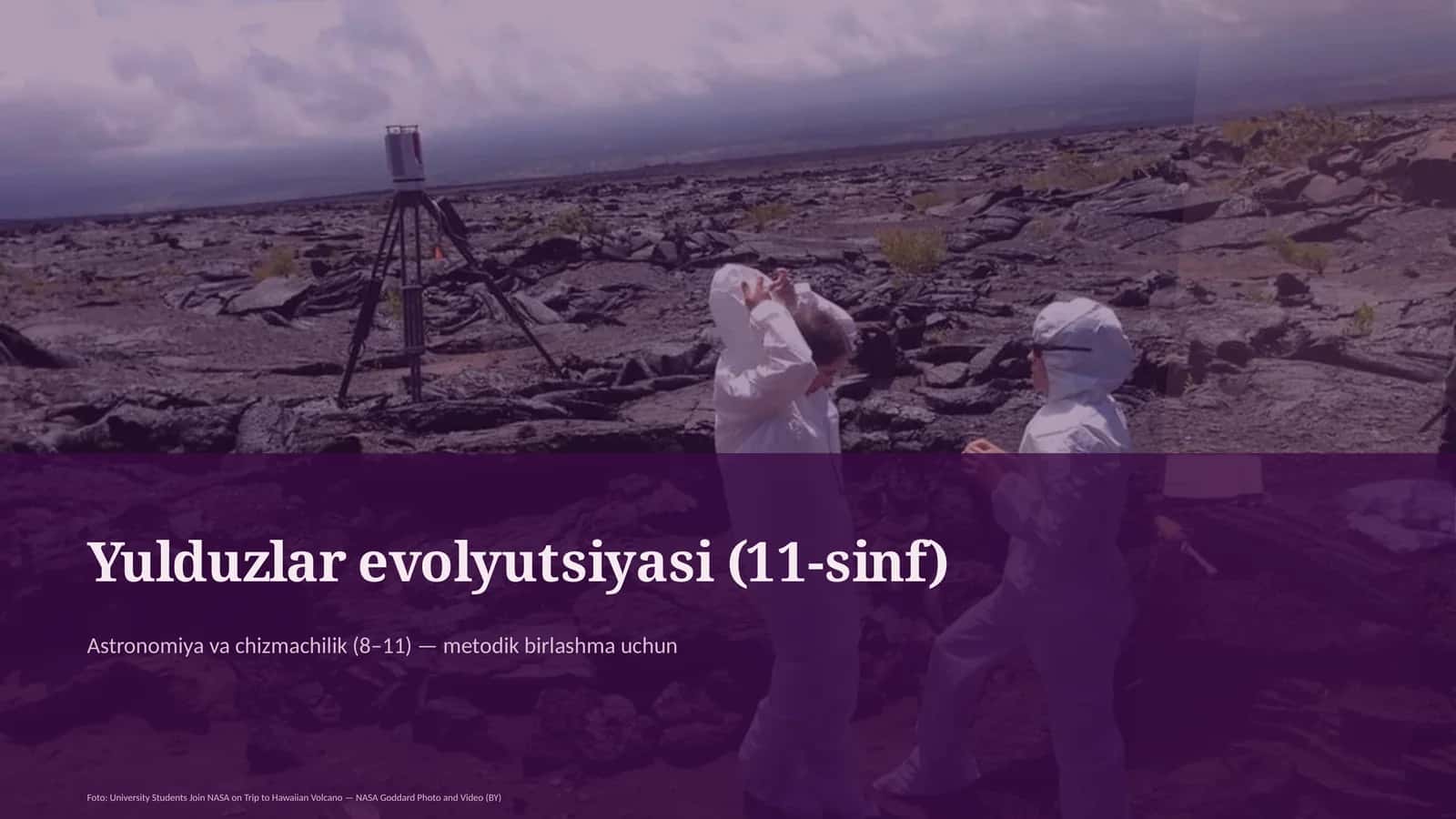 Yulduzlar evolyutsiyasi (11-sinf)