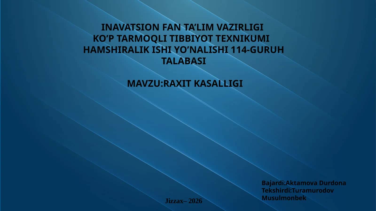 Raxit kasalligi