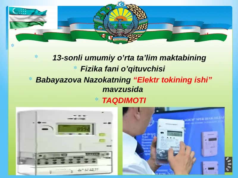 Elektr tokining ishi
