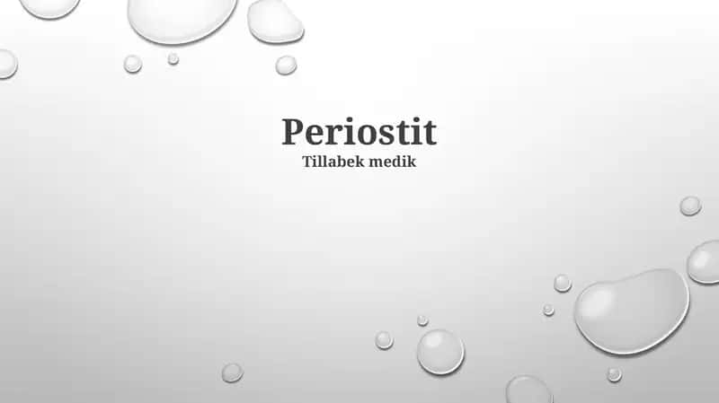 Periostit