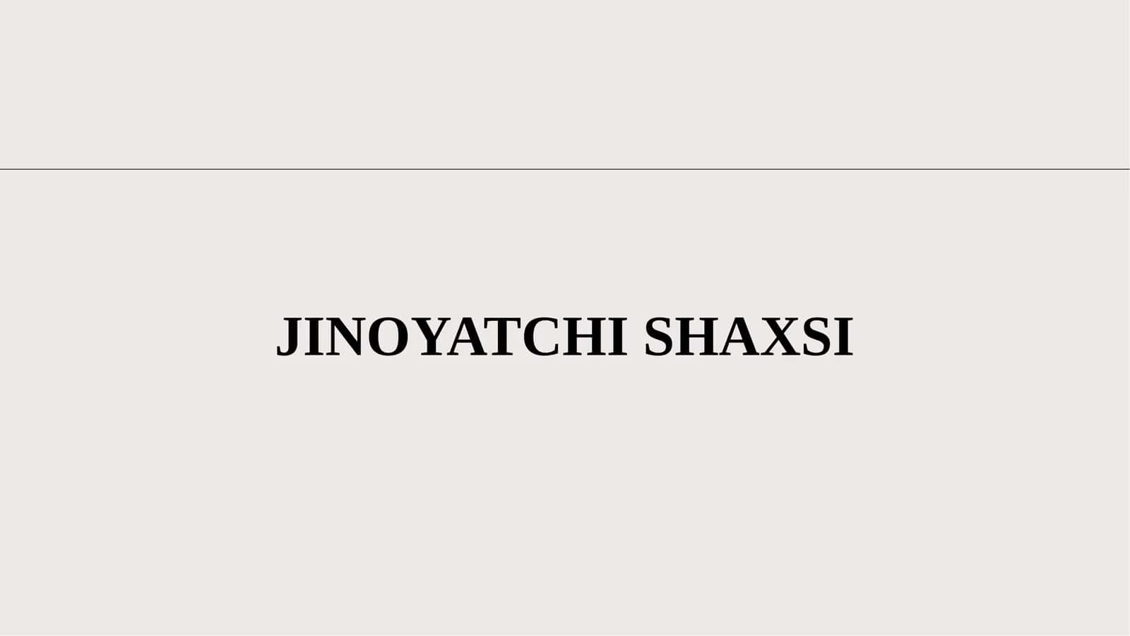 Jinoyatchi shaxsi