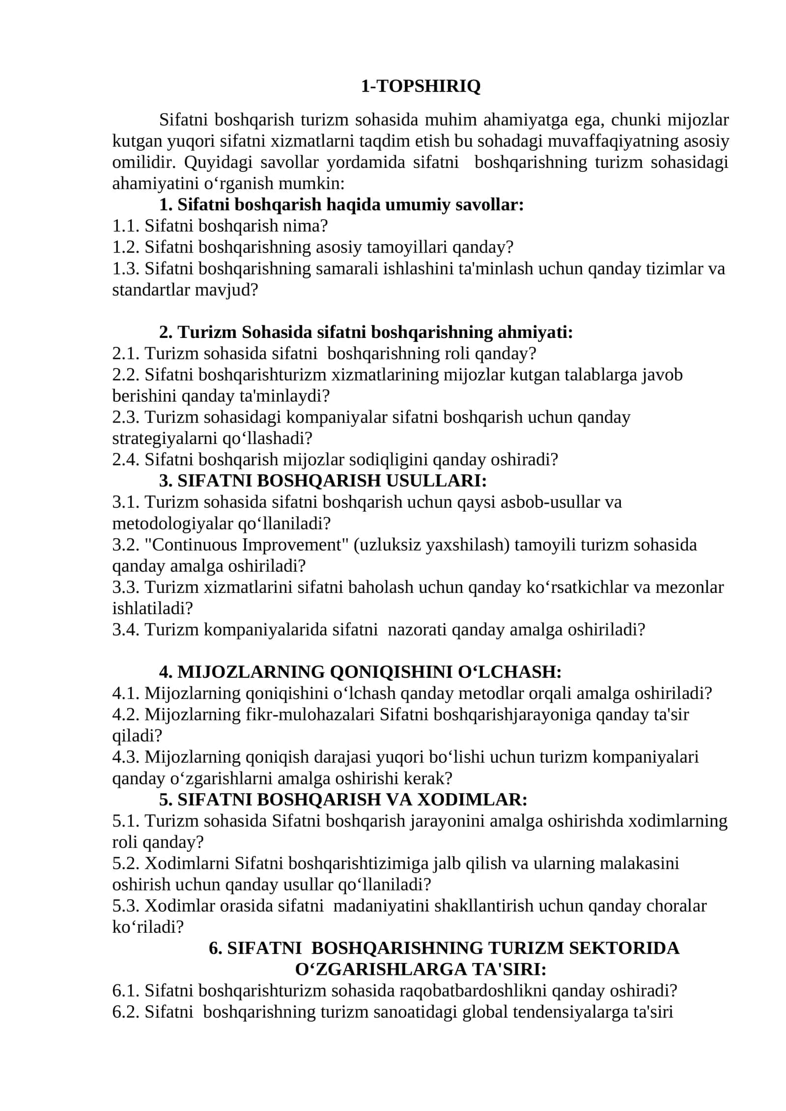 SIFATNI BOSHQARISH