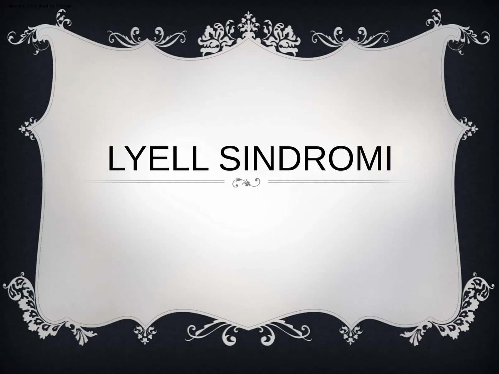 Lyell sindromi
