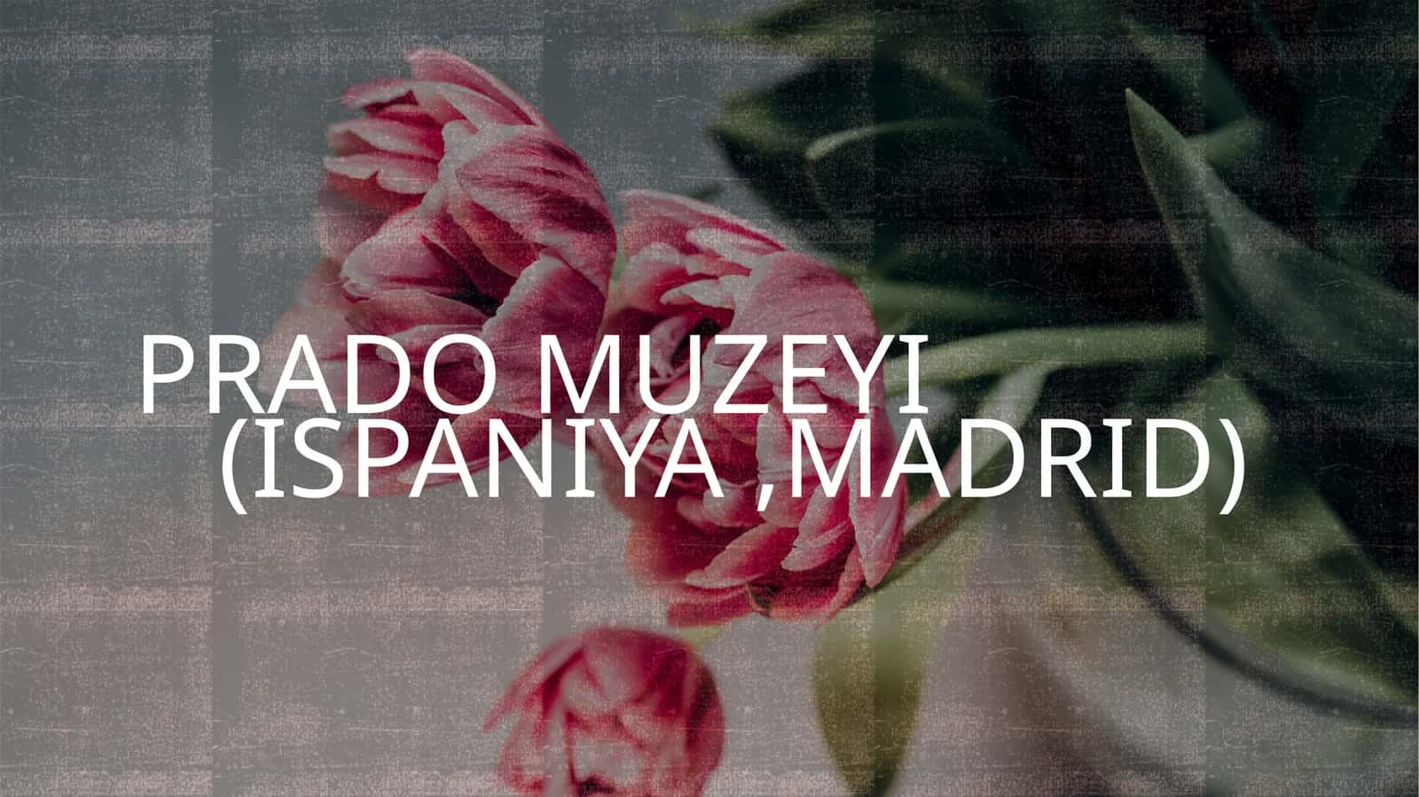 Prado muzeyi(Ispaniya,MADRID)
