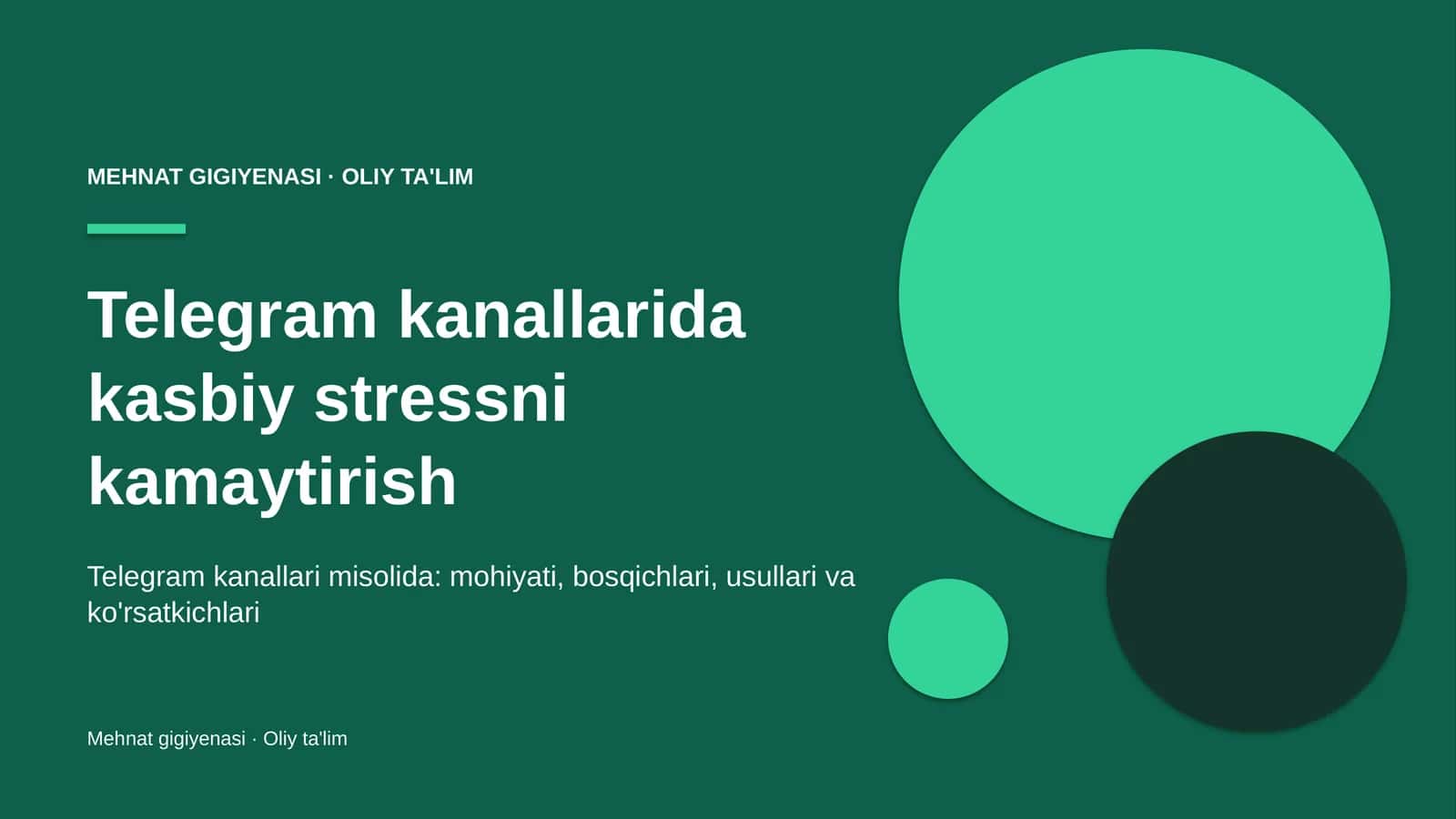 telegram kanallarida kasbiy stressni kamaytirish 9805