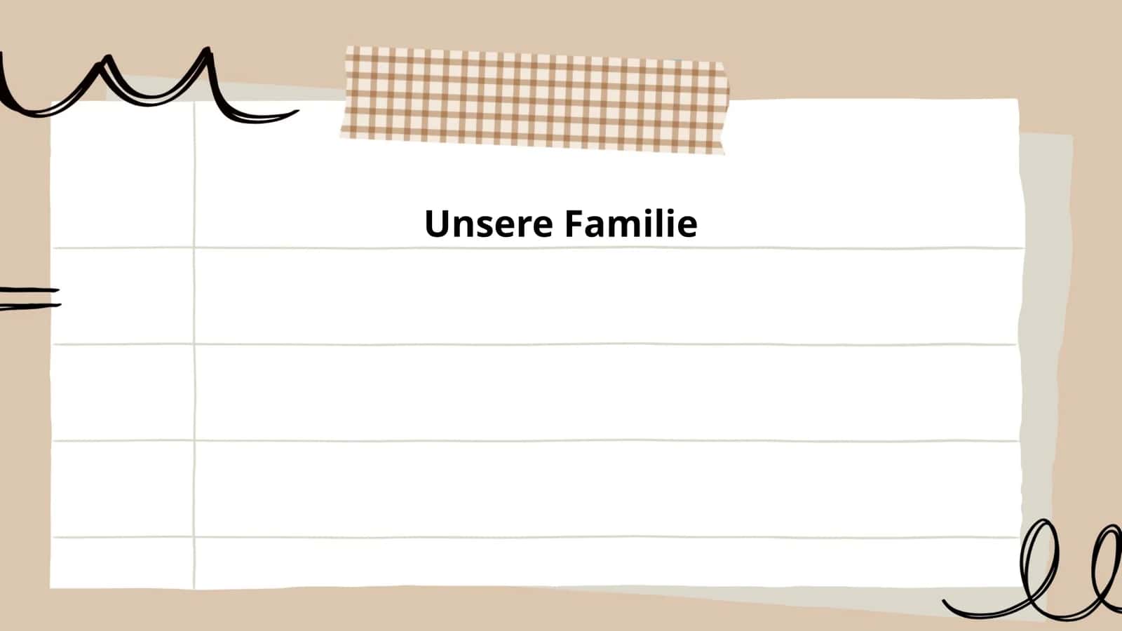 Unsere Familie