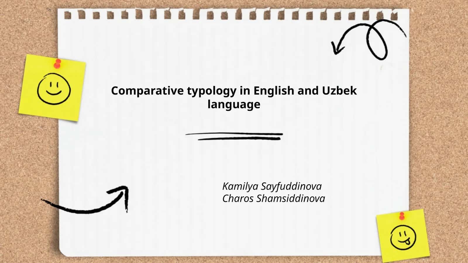 Comparative Typology in English and Uzbek Language
