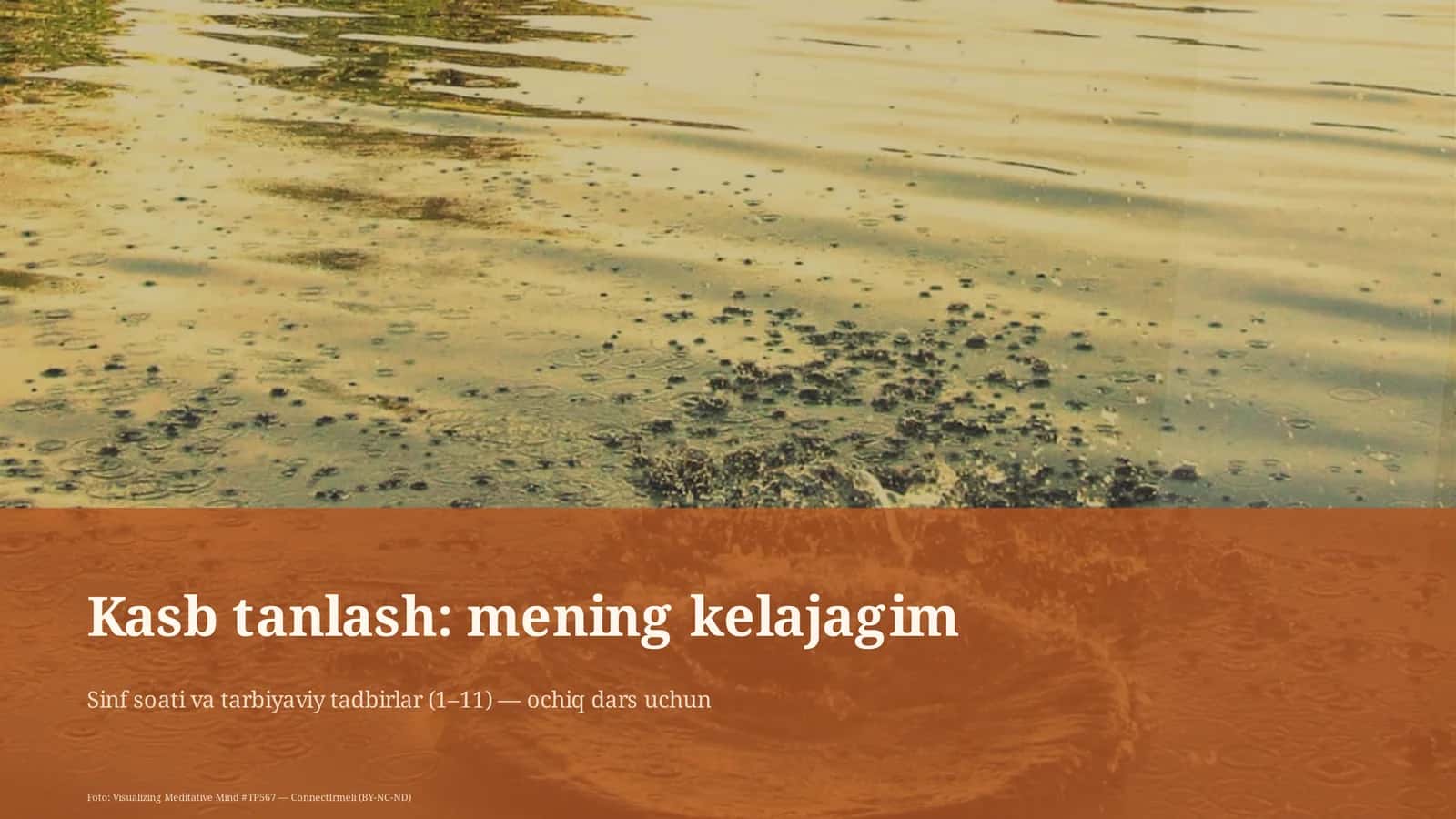Kasb tanlash: mening kelajagim