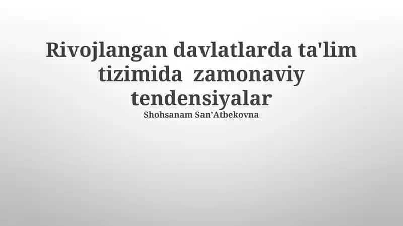 Raqamli Ta'lim va Texnologiya Integratsiyasi