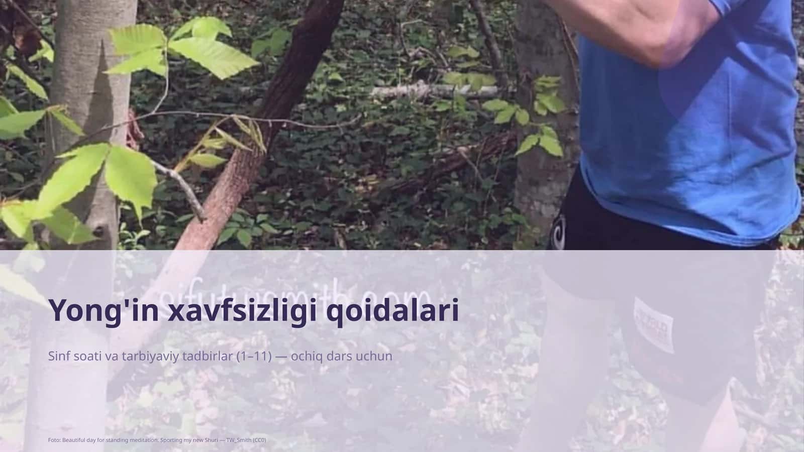 Yong'in xavfsizligi qoidalari