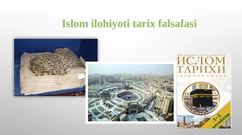 Islom ilohiyoti tarix falsafasi