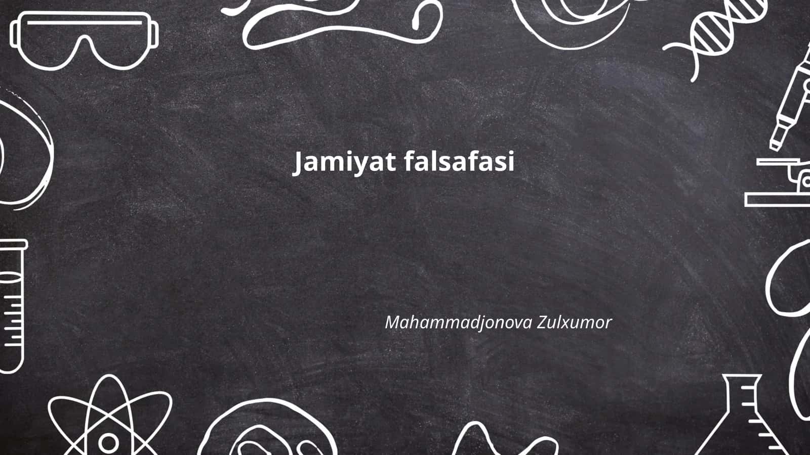 Jamiyat falsafasi