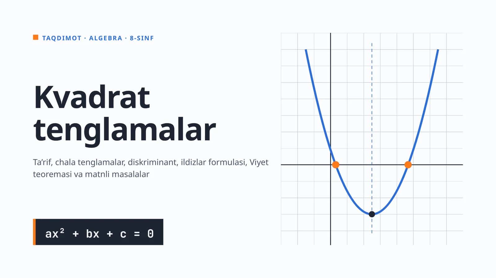 Kvadrat tenglamalar