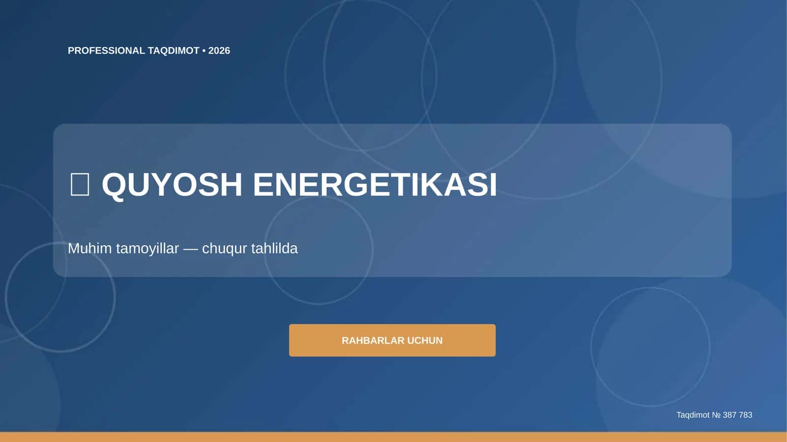 QUYOSH ENERGETIKASI