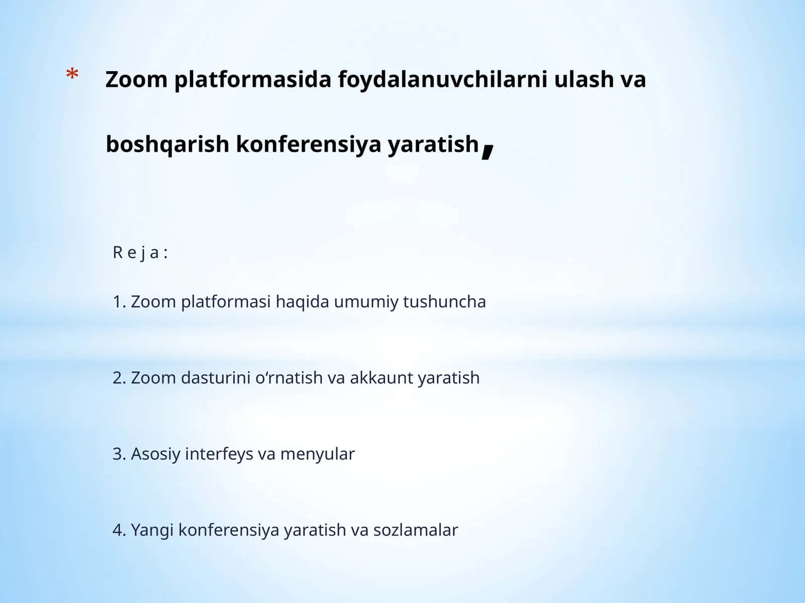 Zoomplatformasihaqida