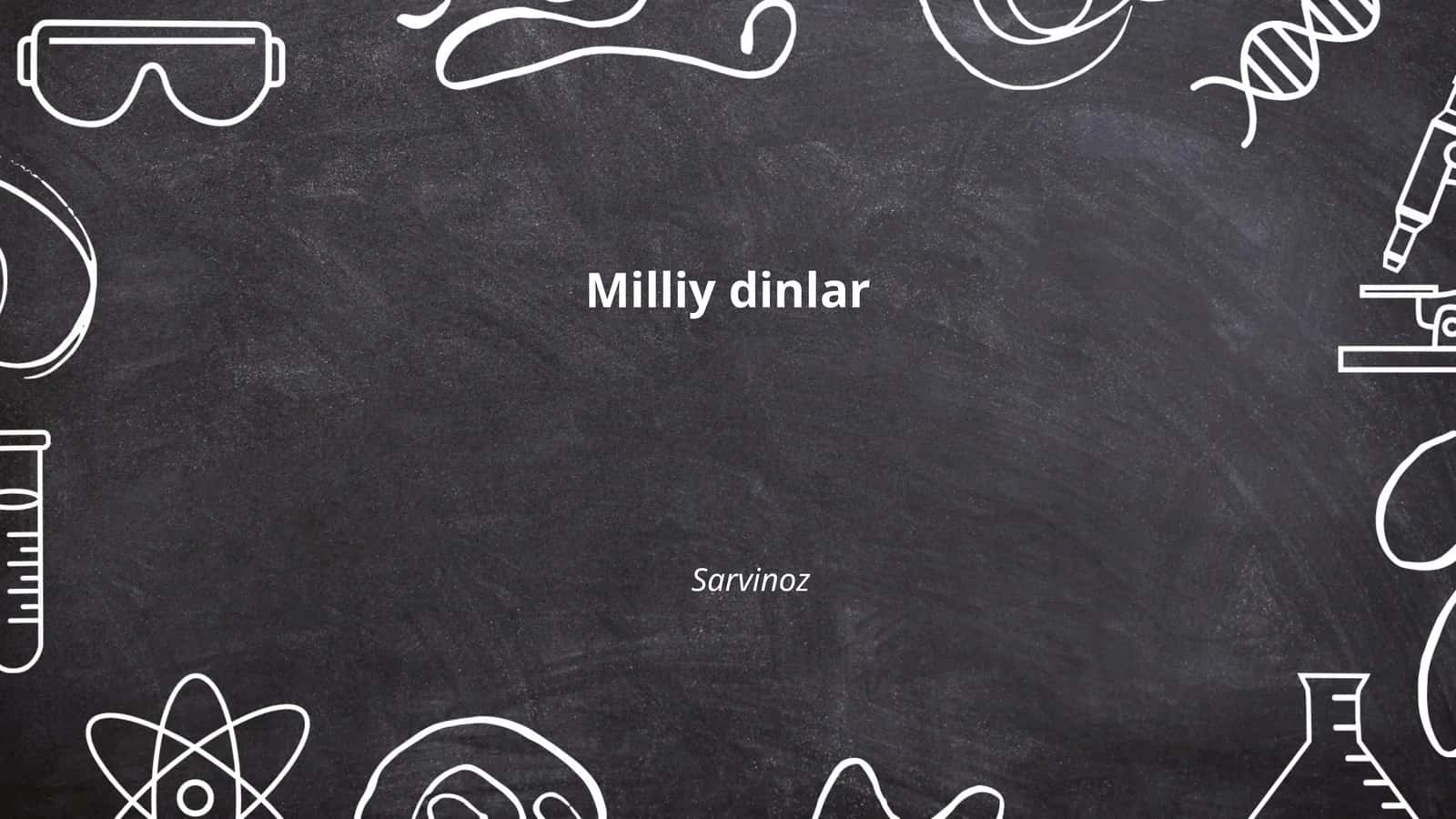 Milliy dinlar